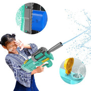 New P90 Electric Water Gun High-Tech Kids Toys Outdoor Beach Pool Large Capacity Summer Gel Blasting Water Gun For Adults